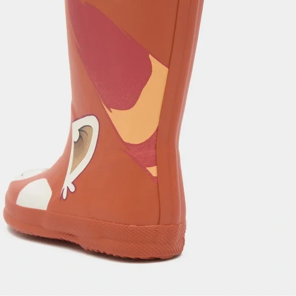 Hunter Kids First Classic Panda Wellington Boots Red Panda Face - Picture 7 of 15